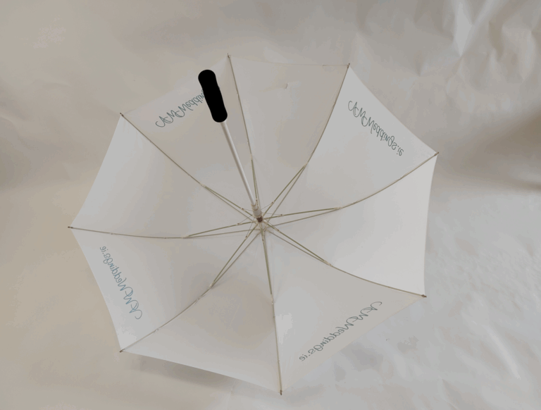 white wedding umbrellas custom printed umbrellas