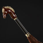 colored enamel horse long umbrella