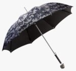 grey camouflage studded head skeleton long handle umbrella