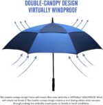 58 inch double canopy oversized golf umbrella