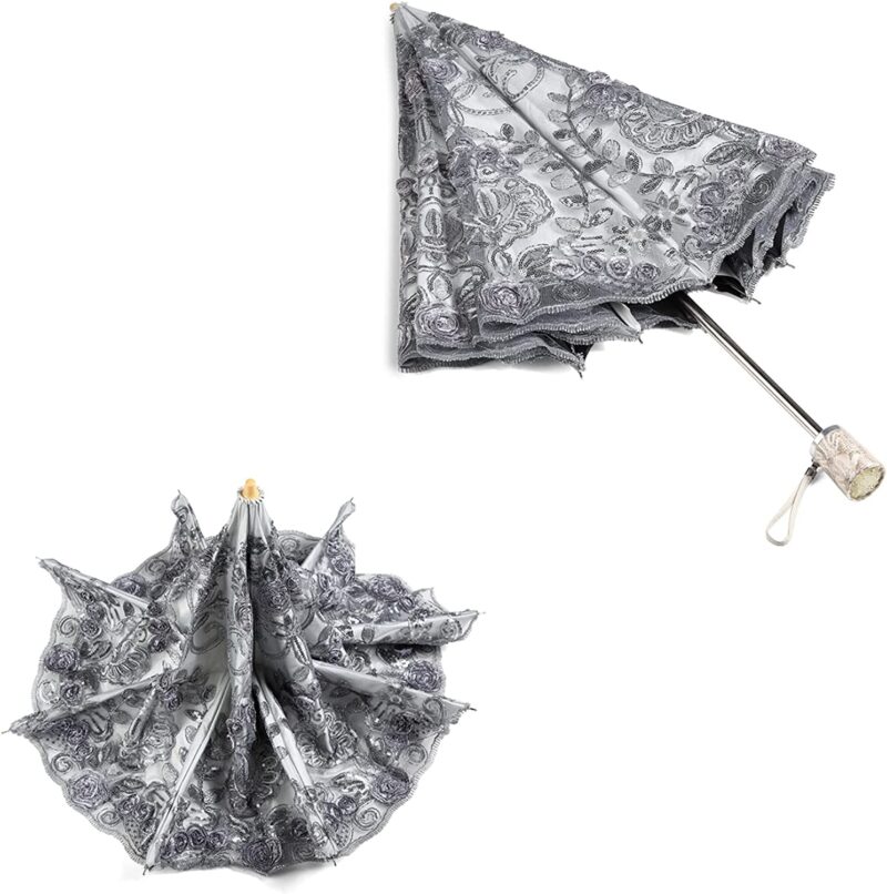 logo uv protection folding umbrella