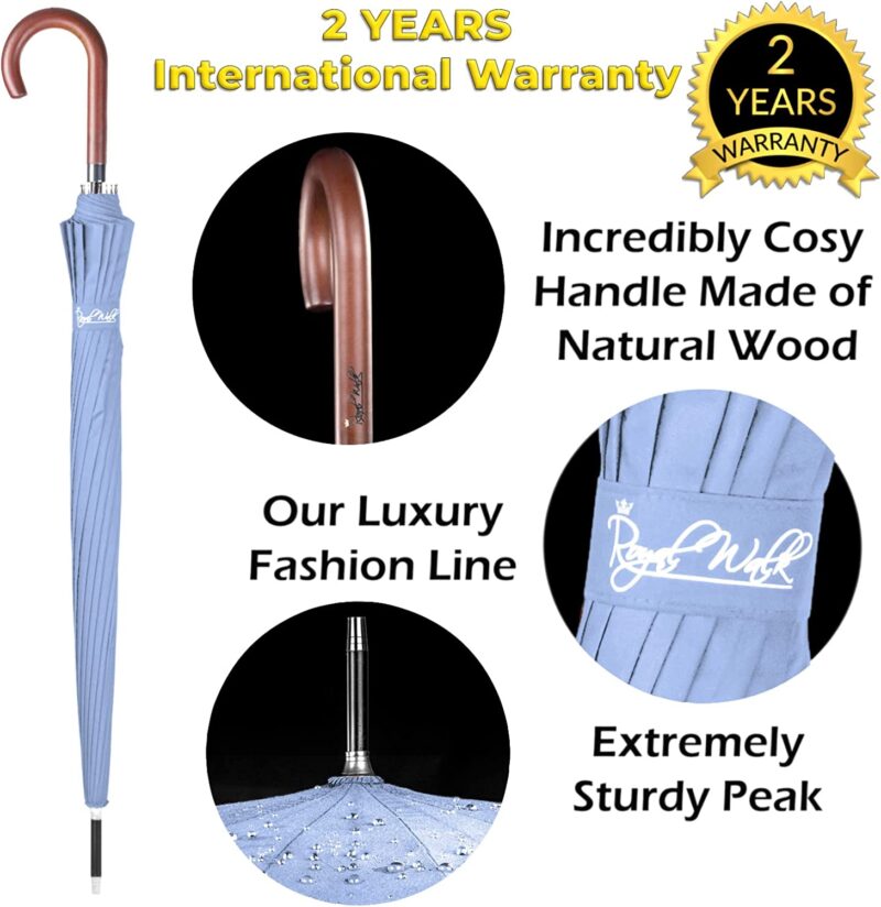 54 inch automatic windproof oversized umbrella