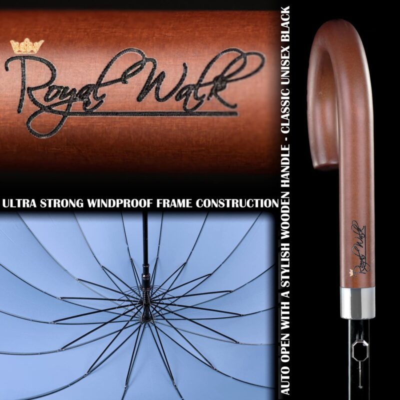 54 inch automatic windproof oversized umbrella