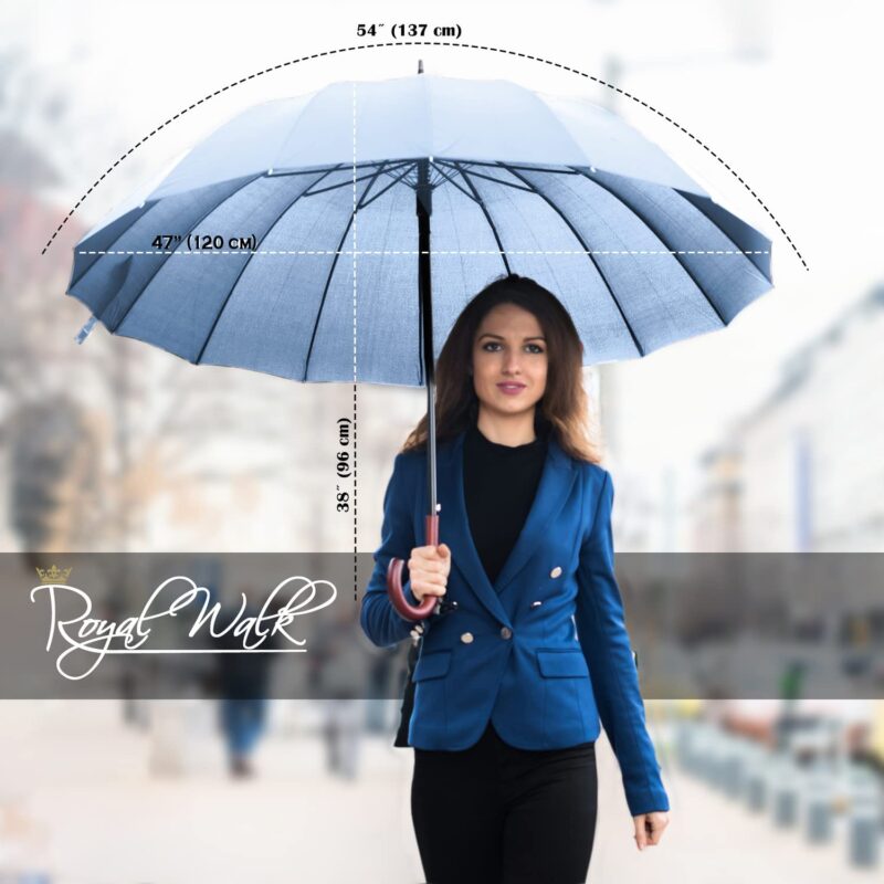 54 inch automatic windproof oversized umbrella