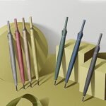 nc large windproof umbrella 24k strong glass fiber bone golf umbrella long handle business