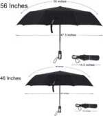 pack of 3 windproof portable folding umbrella