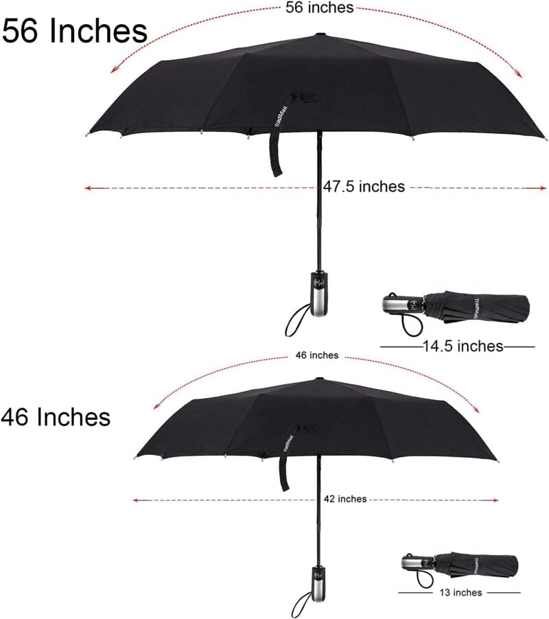 pack of 3 windproof portable folding umbrella