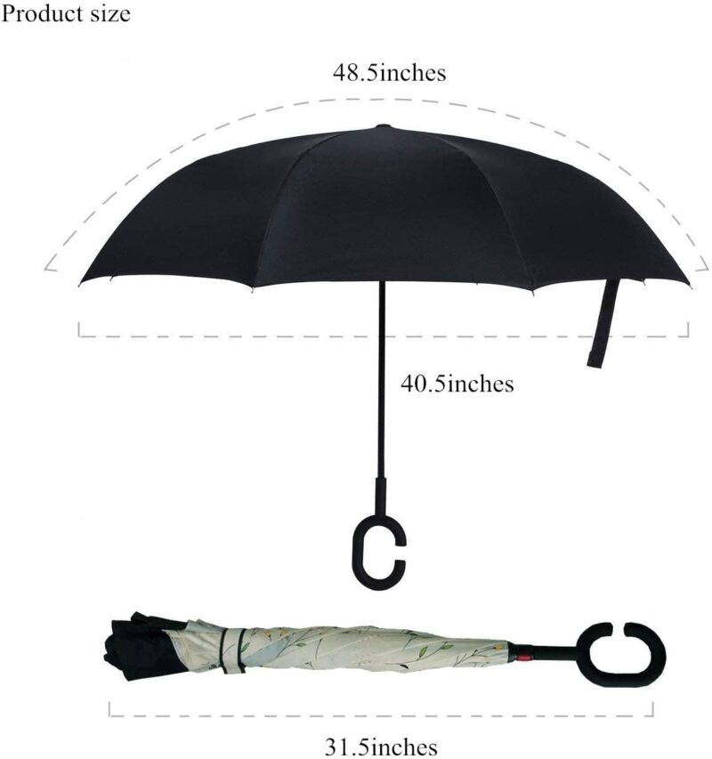 double canopy reverse umbrella