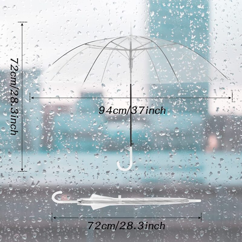 pack of 20 clear wedding umbrella