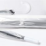 46 inch automatic clear bubble wedding umbrella