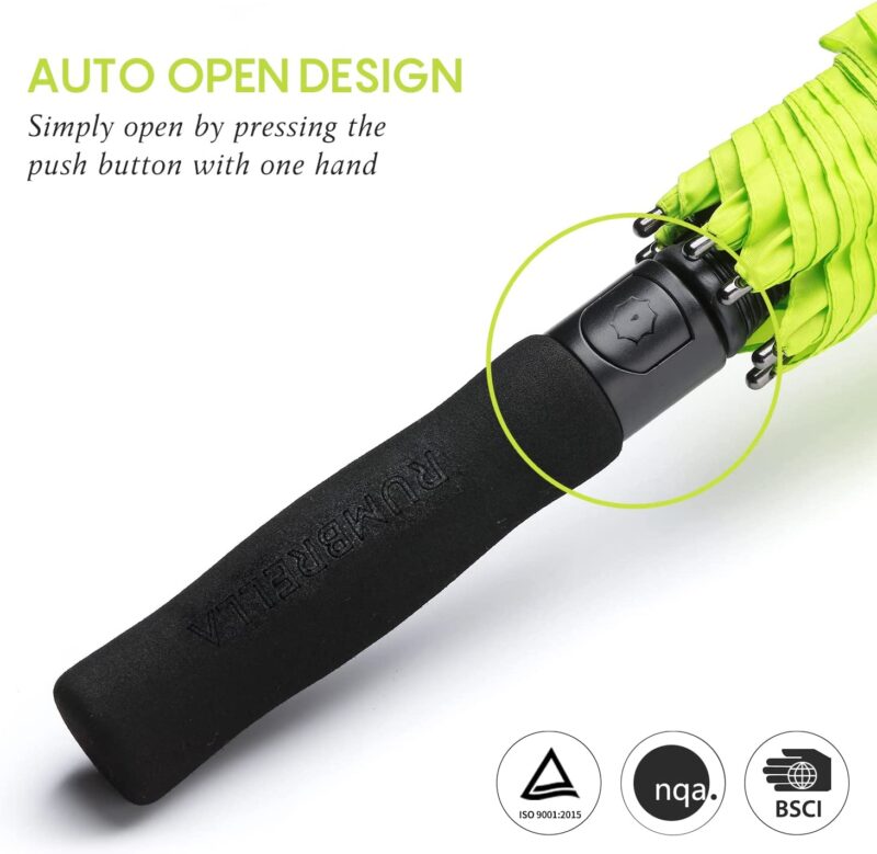 windproof uv protection double canopy golf umbrella