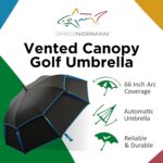 greg norman 66 inch automatic compact golf umbrella