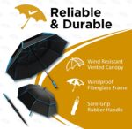 greg norman 66 inch automatic compact golf umbrella