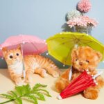 mini doll folding umbrella