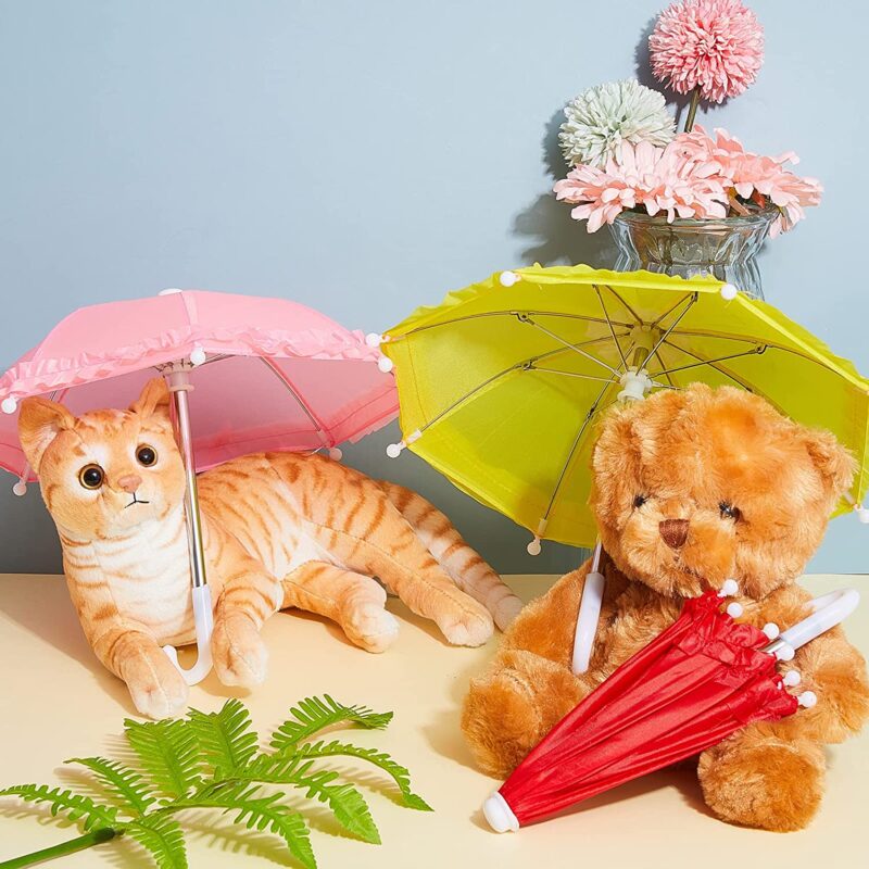 mini doll folding umbrella
