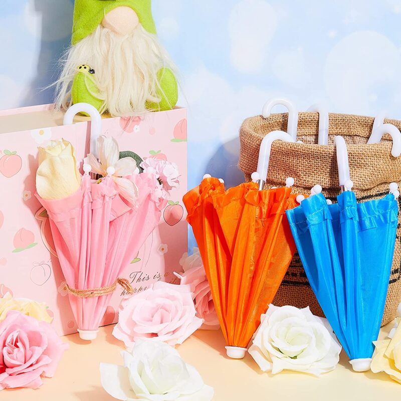 mini doll folding umbrella
