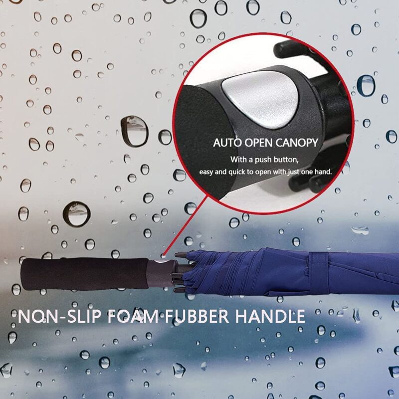 62 inch automatic windproof waterproof golf umbrella