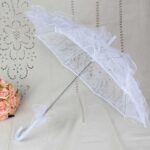 lace bridal umbrella handmade embroidery craft umbrella parasol small dancing umbrella wedding decoration children photo