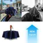 50 inch windproof oversized reverse folding umbrella