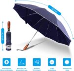 50 inch windproof oversized reverse folding umbrella
