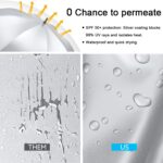 62 inch windproof uv protection oversized golf umbrella