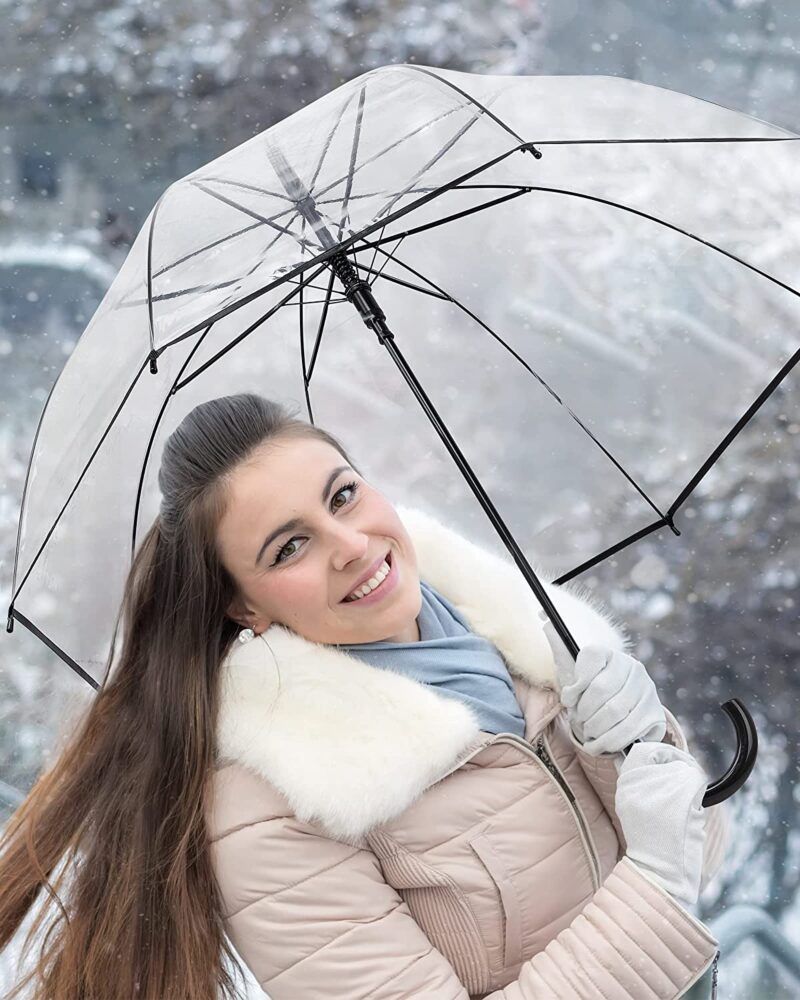 pack of 16 clear bubble wedding umbrella