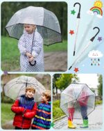 pack of 16 clear bubble wedding umbrella