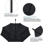 80 inch double canopy oversized golf umbrella