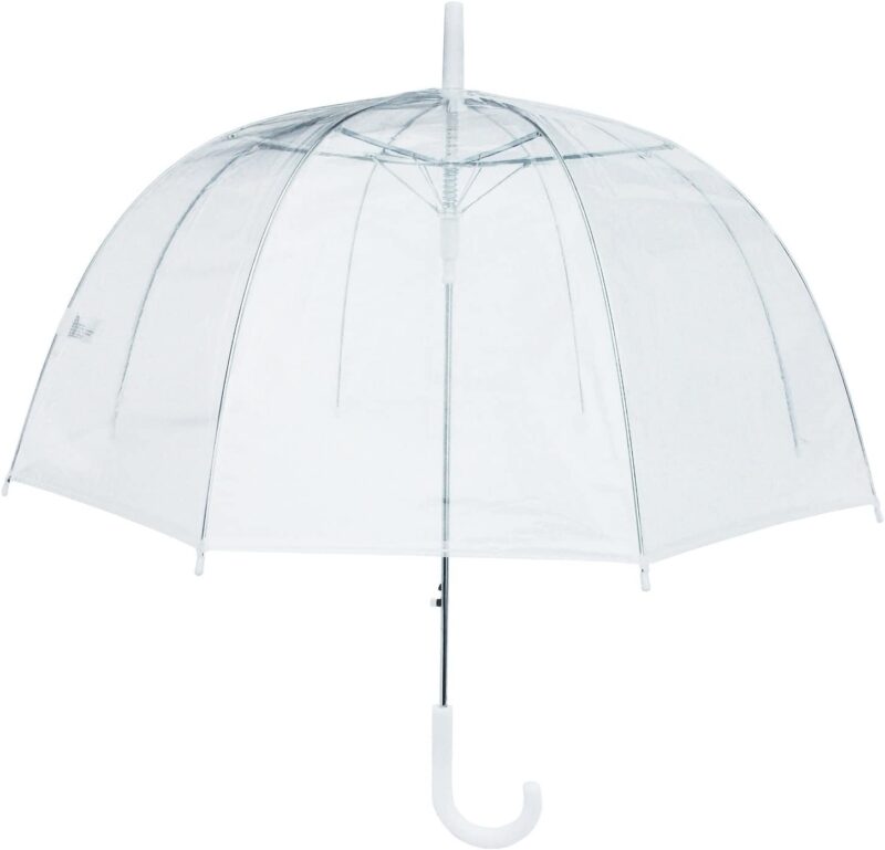 pack of 6 manual clear umbrella