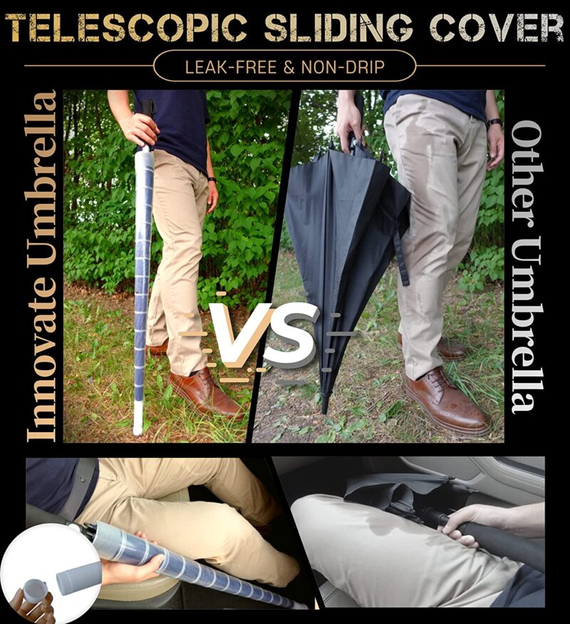 innovate golf umbrella telescopic cover attachment fibreglass frame a