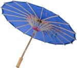 assortment or six 6 30 inch large asian silk umbrella / parasol