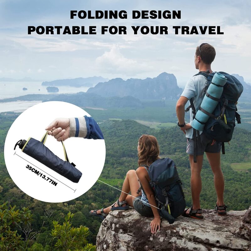 62 inch windproof double canopy oversized golf umbrella