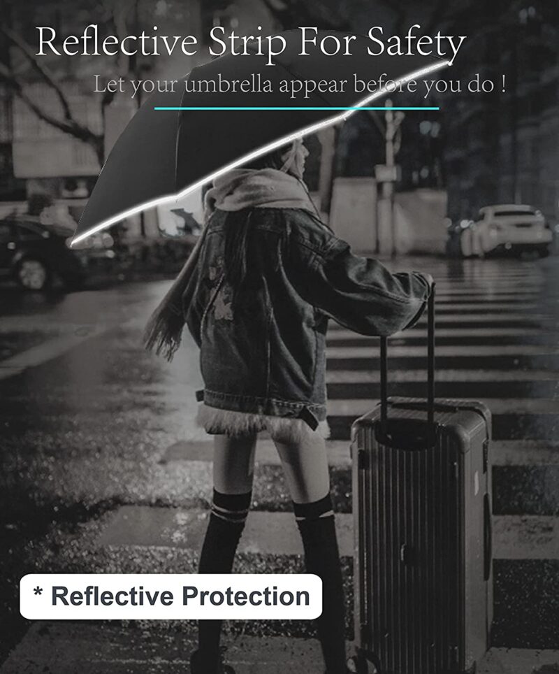 quality inverted umbrella 10 ribs fiberglass and aluminum frame windproof