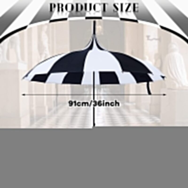 logo oversized parasol