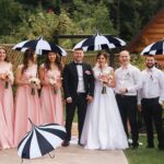 logo oversized parasol