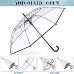 pack of 2 56 inch automatic oversized clear golf umbrella