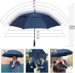 68 inch automatic windproof oversized golf umbrella