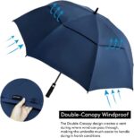 68 inch automatic windproof oversized golf umbrella