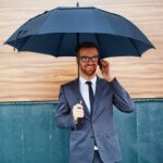 68 inch automatic windproof oversized golf umbrella