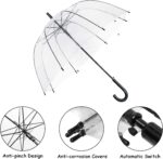 pack of 10 46 inch oversized clear bubble wedding umbrella