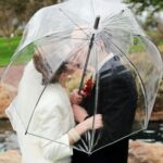 pack of 10 46 inch oversized clear bubble wedding umbrella