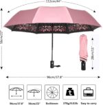 auto open close waterproof parasol