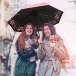 auto open close waterproof parasol