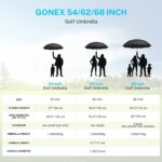 68 inch automatic oversized golf umbrella