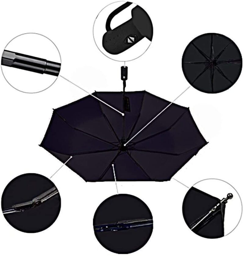 wece auto open close windproof compact umbrella