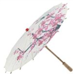 logo waterproof led parasol