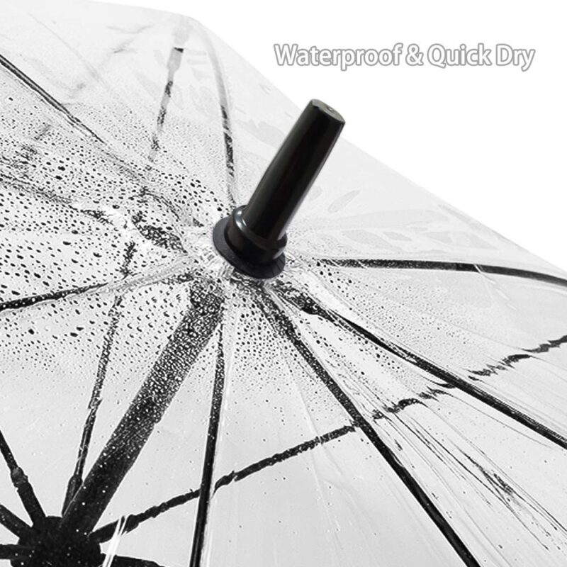 automatic windproof oversized clear golf umbrella