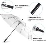 automatic windproof oversized clear golf umbrella
