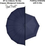 54 inch automatic windproof oversized umbrella