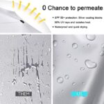 62 inch automatic uv protection portable oversized golf umbrella